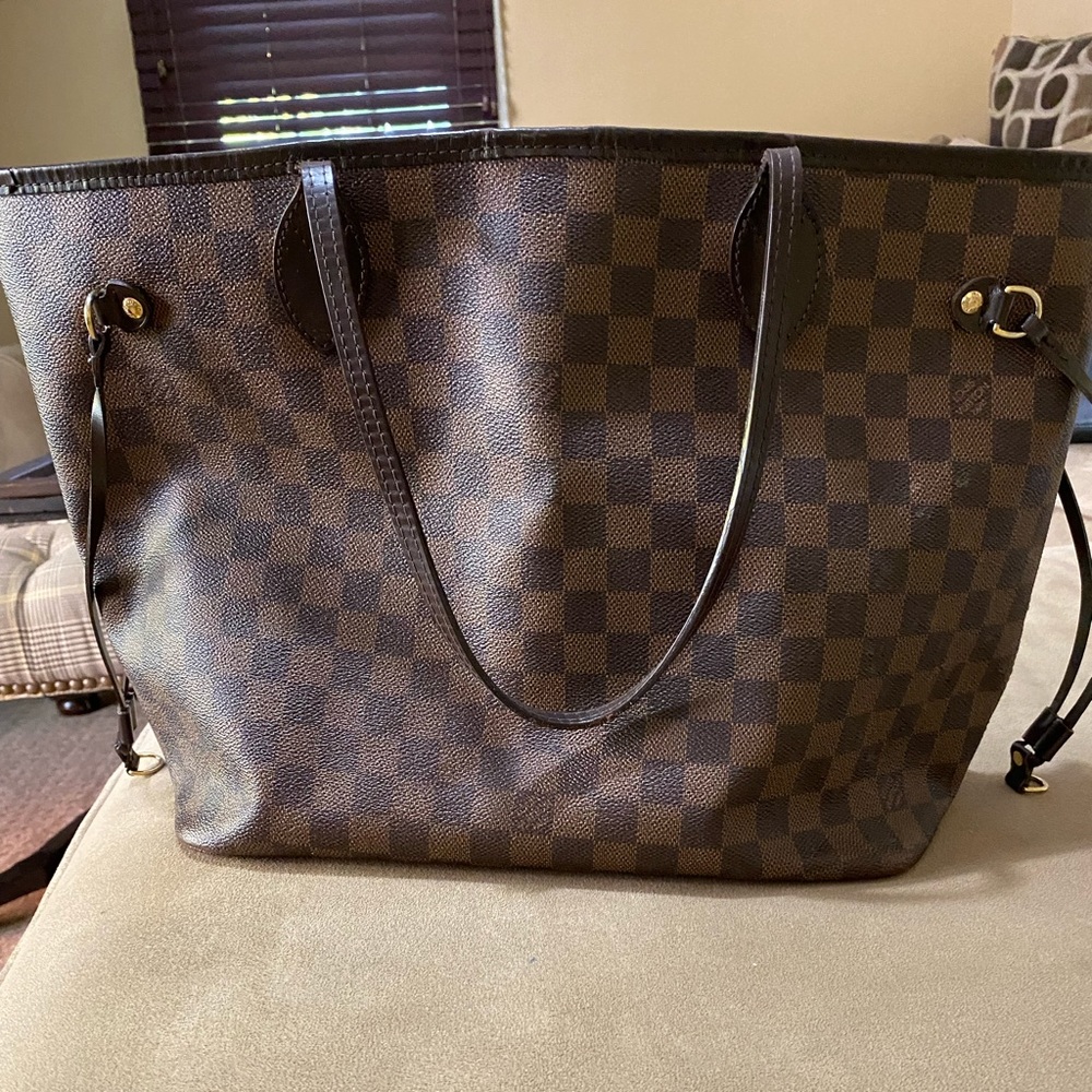 Louis Vuitton Tote Bag Ebene Neverfull MM Damier